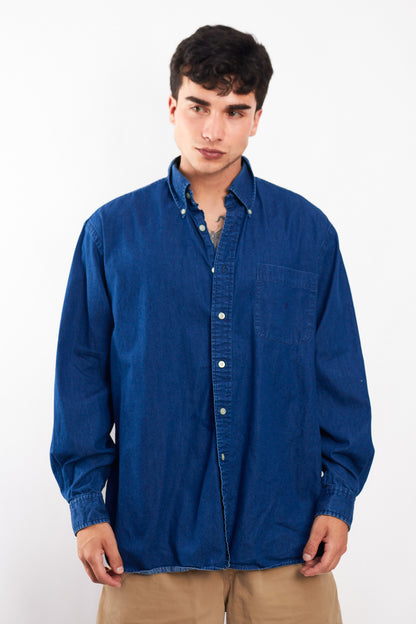 2000 Nautica Denim Shirt (L/XL)