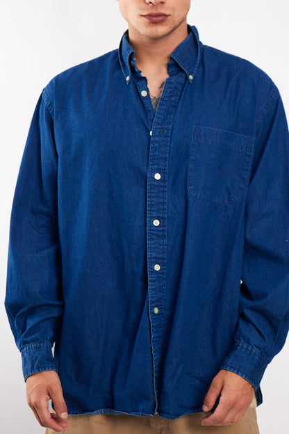 2000 Nautica Denim Shirt (L/XL)