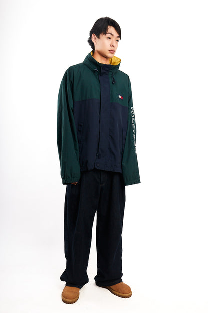 1990 Vintage Tommy Hilfiger Colorblock Spellout Jacket (L/XL)