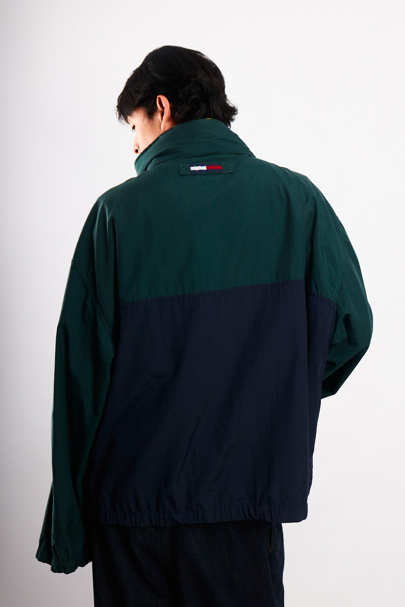 1990 Vintage Tommy Hilfiger Colorblock Spellout Jacket (L/XL)