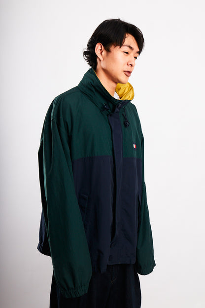 1990 Vintage Tommy Hilfiger Colorblock Spellout Jacket (L/XL)