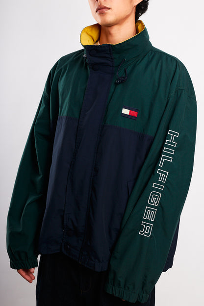 1990 Vintage Tommy Hilfiger Colorblock Spellout Jacket (L/XL)