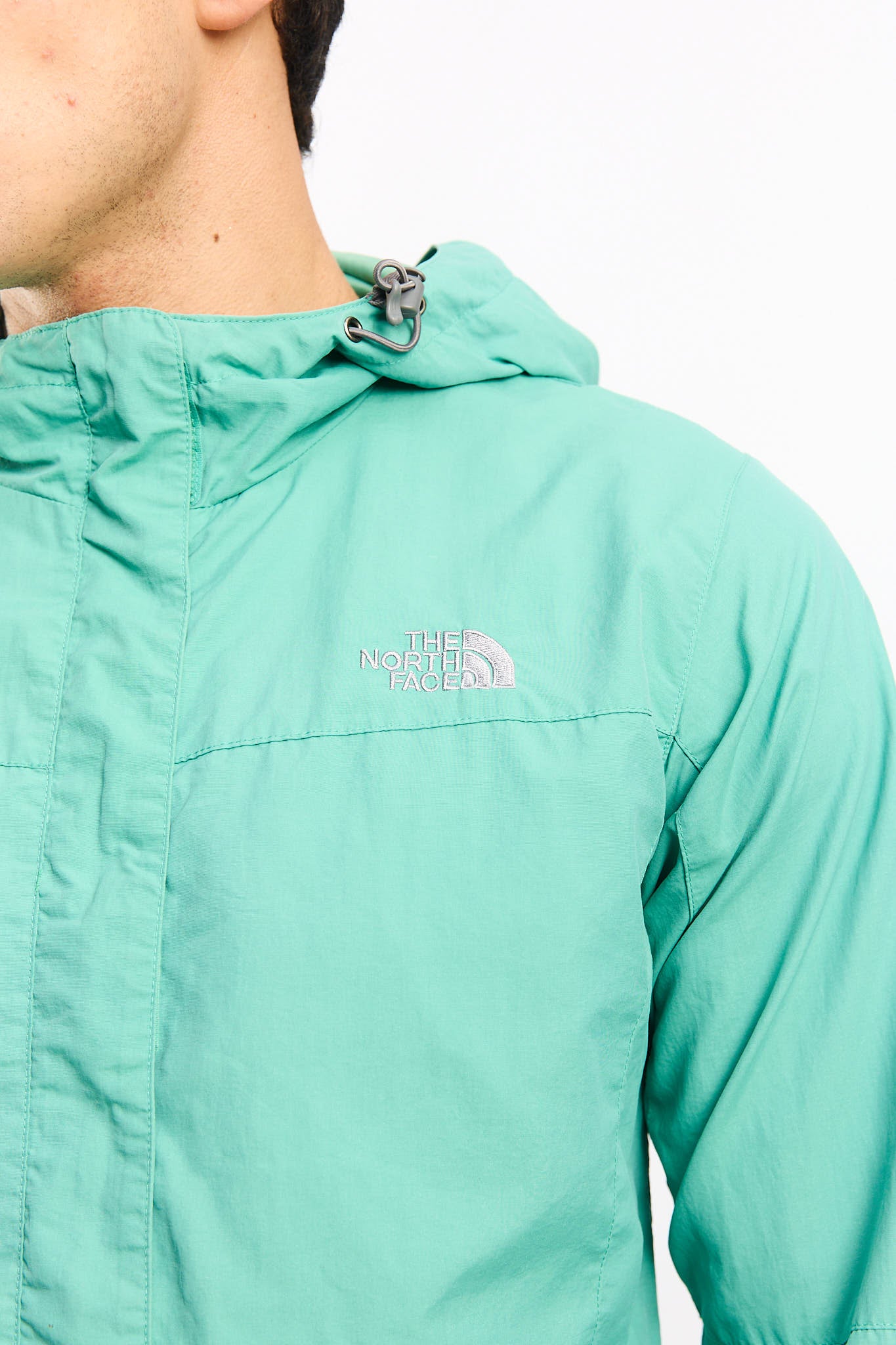 1990 The North Face Pastel Green Impermeable Jacket (S/M)