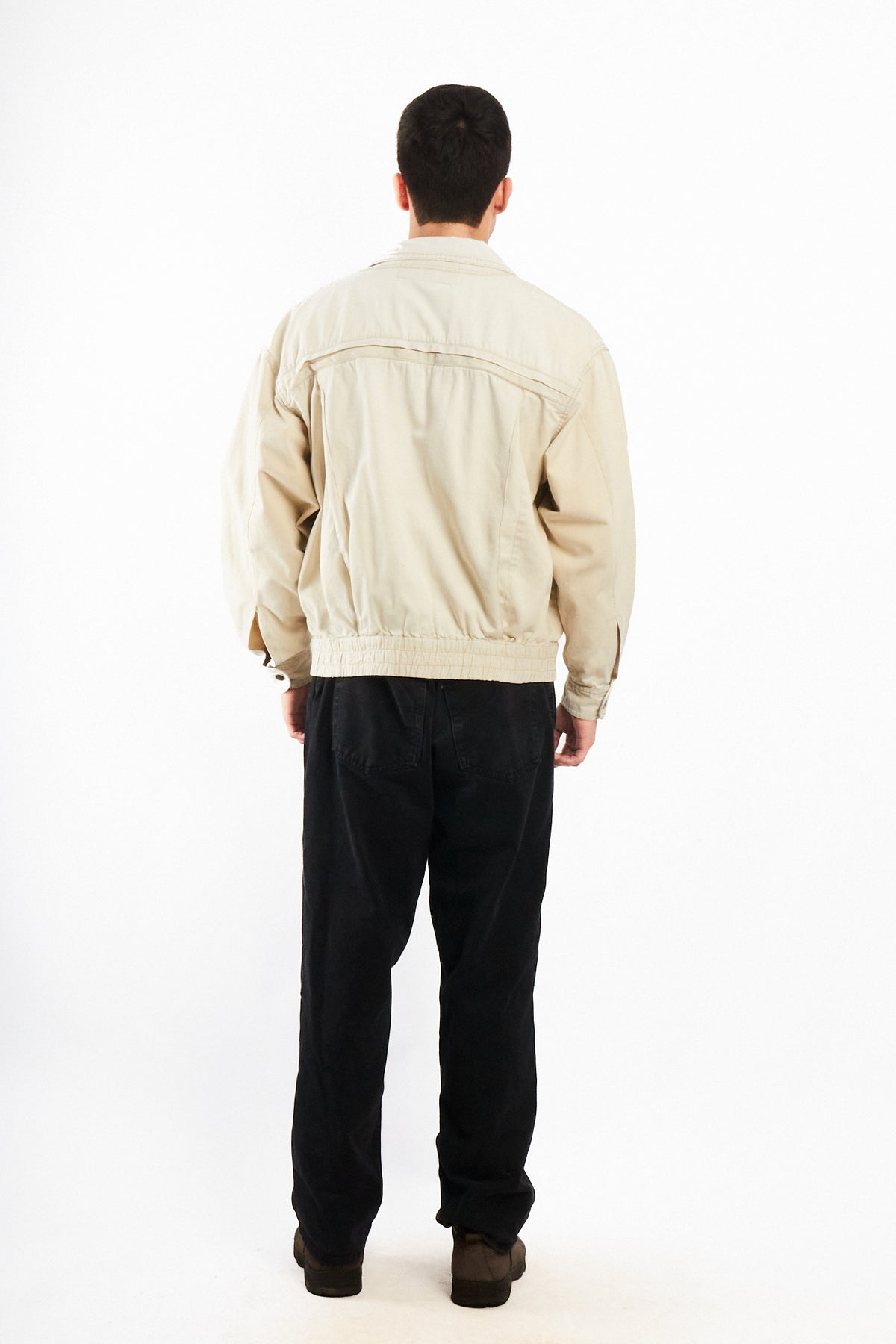1980 Vintage Yve Saint Laurent Distressed Biker Jacket (M/L)