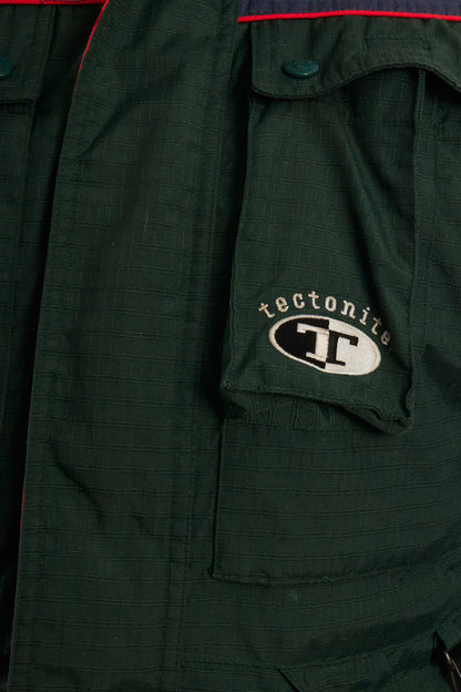 2000 VIntage Columbia Tectonie Army Green Padded Jacket (XS/S)