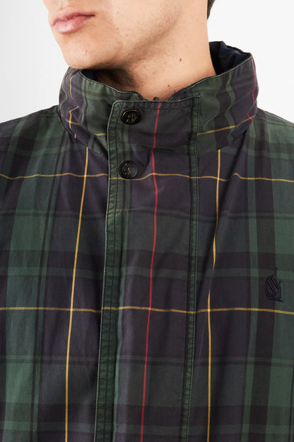 1990 Vintage Nautica Reversible Tartan / Navy Jacket (S/M)