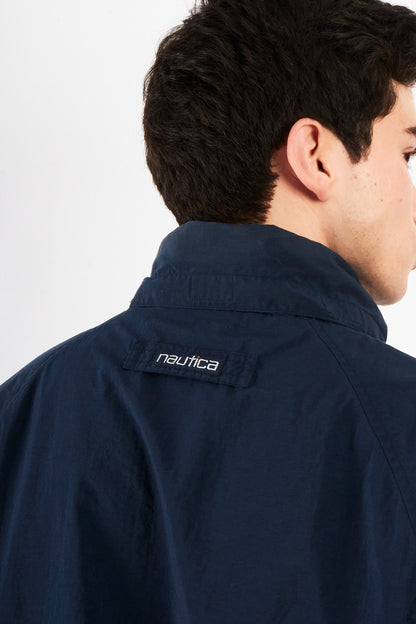 1990 Vintage Nautica Reversible Tartan / Navy Jacket (S/M)