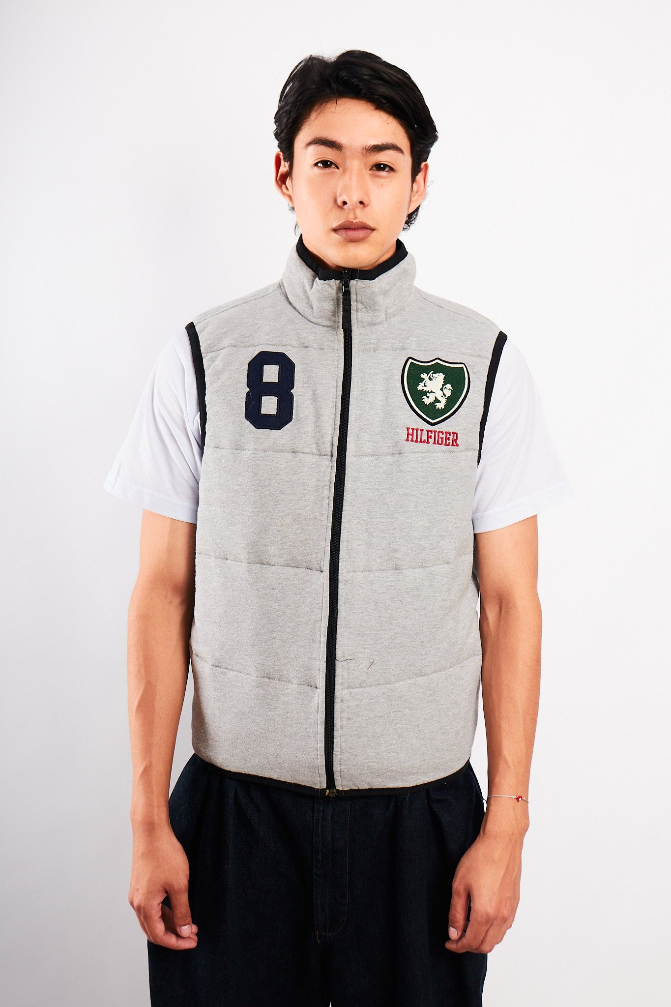 2000 Vintage Tommy Hilfiger Reversible Tartan Vest (M)