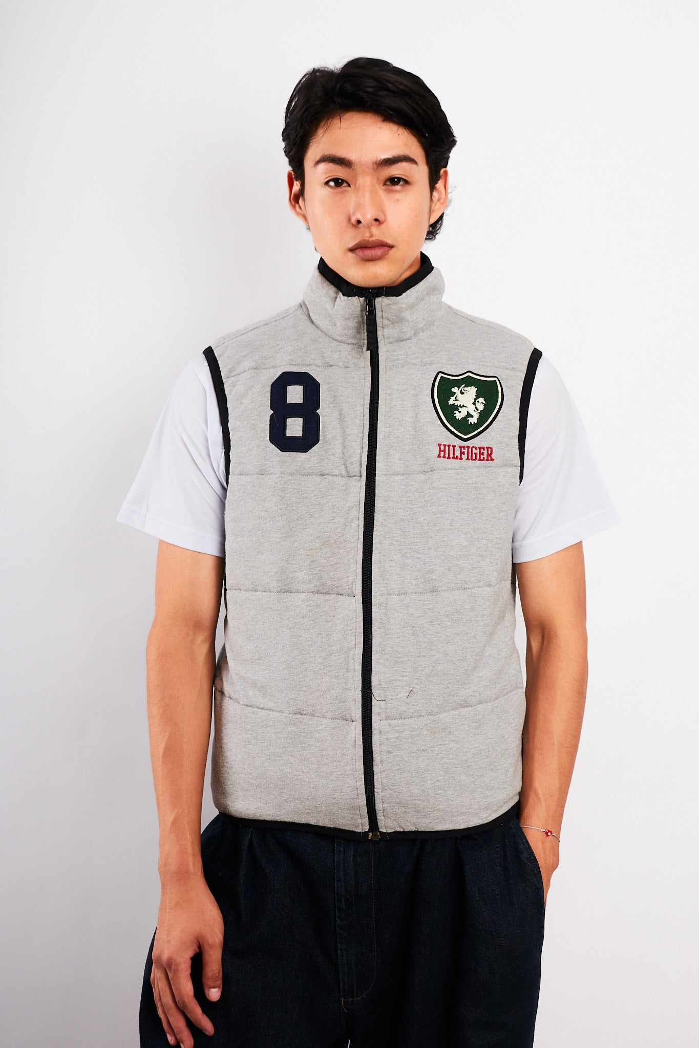 2000 Vintage Tommy Hilfiger Reversible Tartan Vest (M)