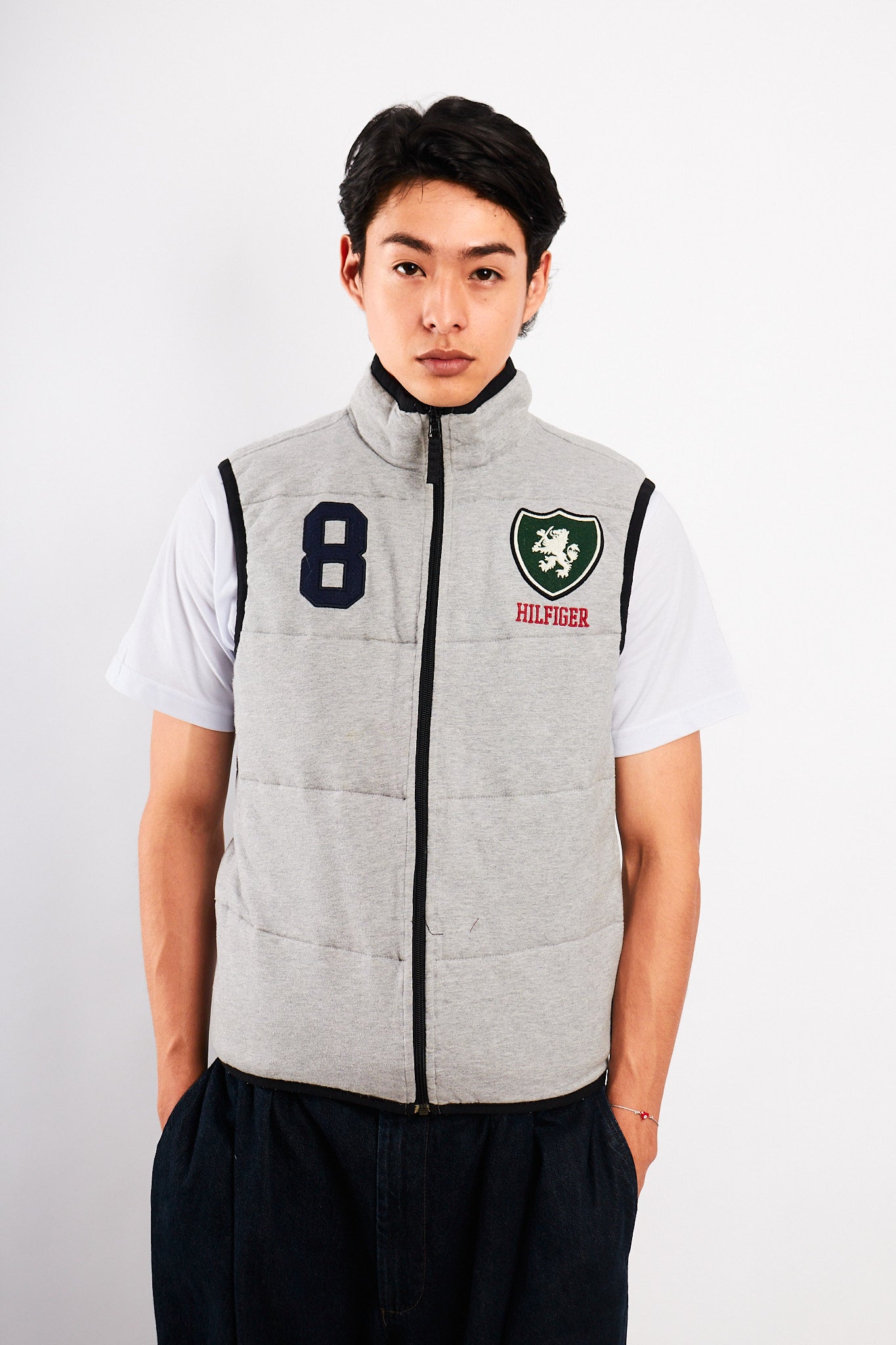 2000 Vintage Tommy Hilfiger Reversible Tartan Vest (M)