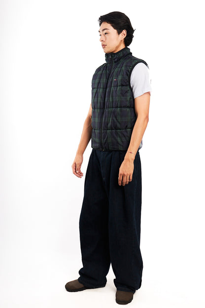 2000 Vintage Tommy Hilfiger Reversible Tartan Vest (M)
