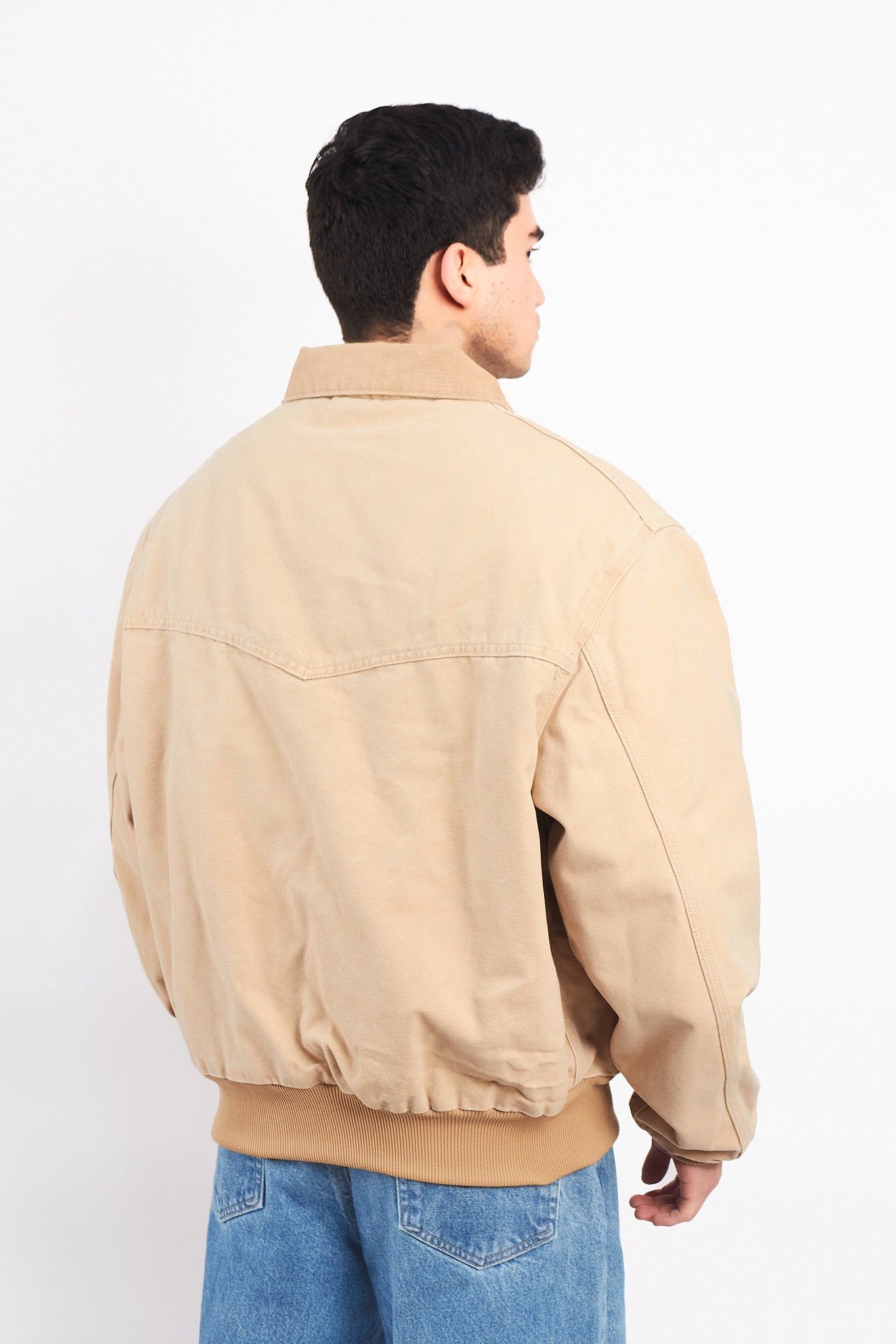 1998 Vintage Carhartt Quilted Wheat Santa Fe Jacket (L/XL)