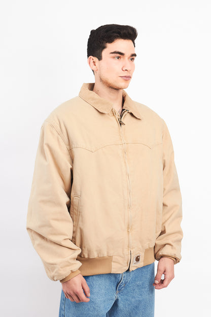 1998 Vintage Carhartt Quilted Wheat Santa Fe Jacket (L/XL)