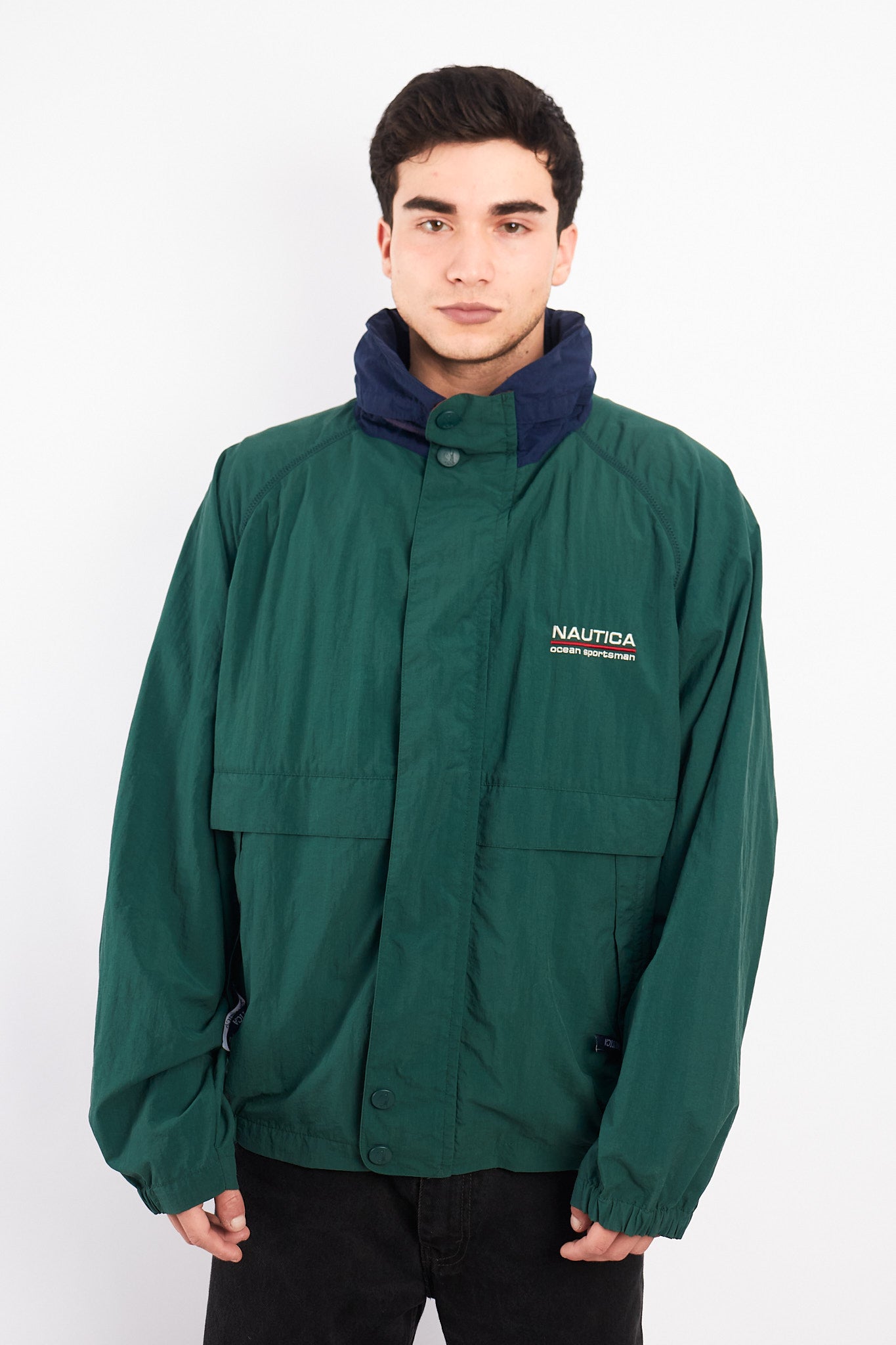 1990 Vintage Nautica Sailing Ocean Sportsman Jacket (M/L)