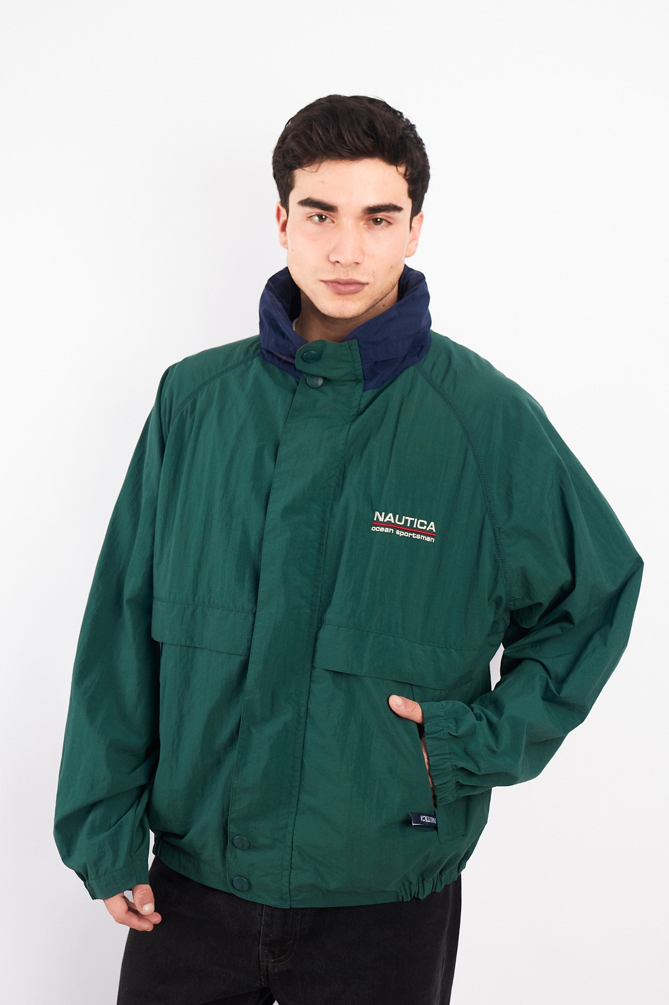 1990 Vintage Nautica Sailing Ocean Sportsman Jacket (M/L)