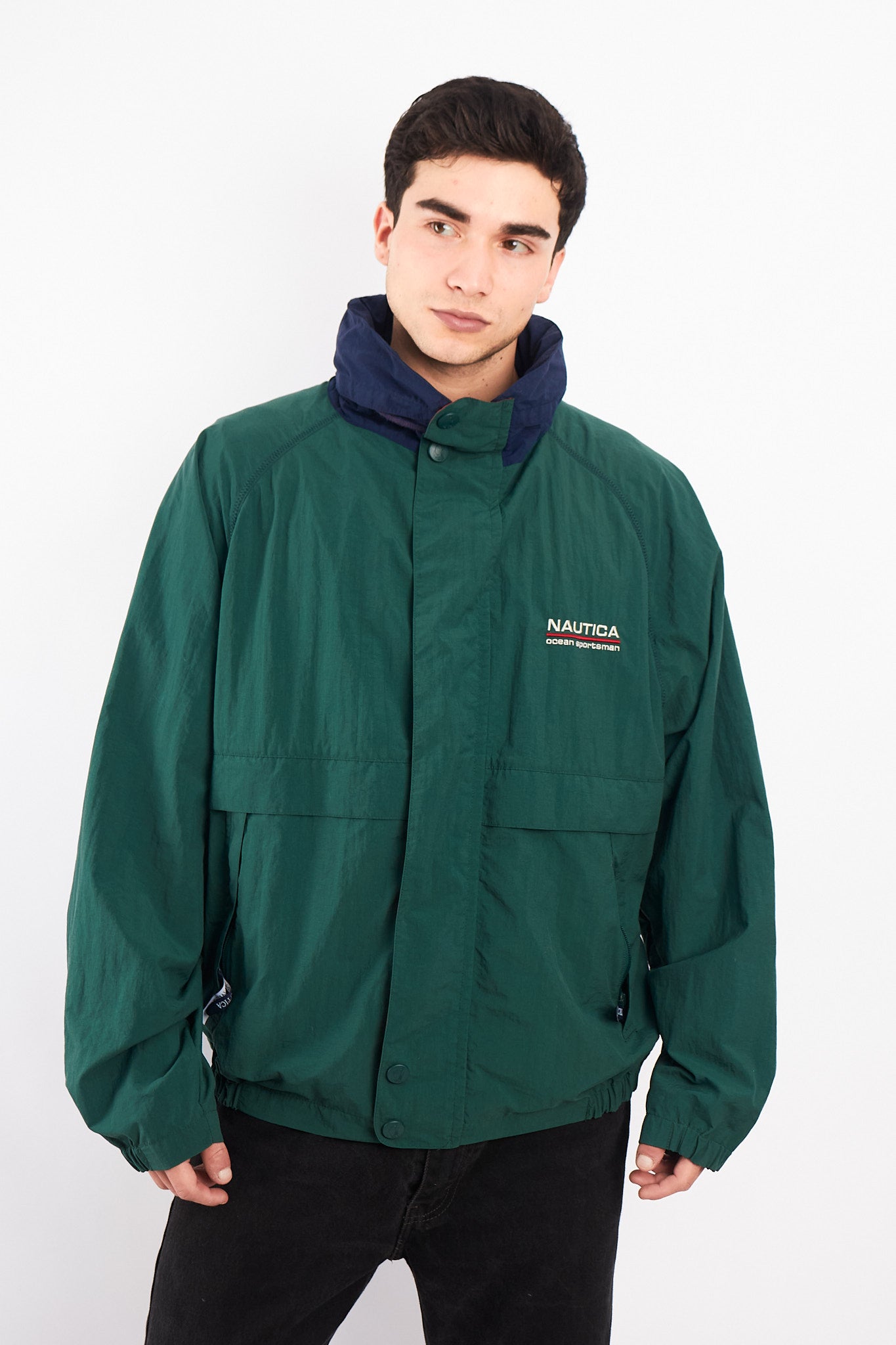 1990 Vintage Nautica Sailing Ocean Sportsman Jacket (M/L)