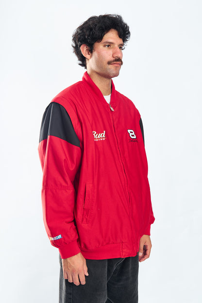 2000 Chase Authentic x Budweiser Racing Jacket convertible chaleco (L/XL)