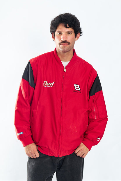2000 Chase Authentic x Budweiser Racing Jacket convertible chaleco (L/XL)