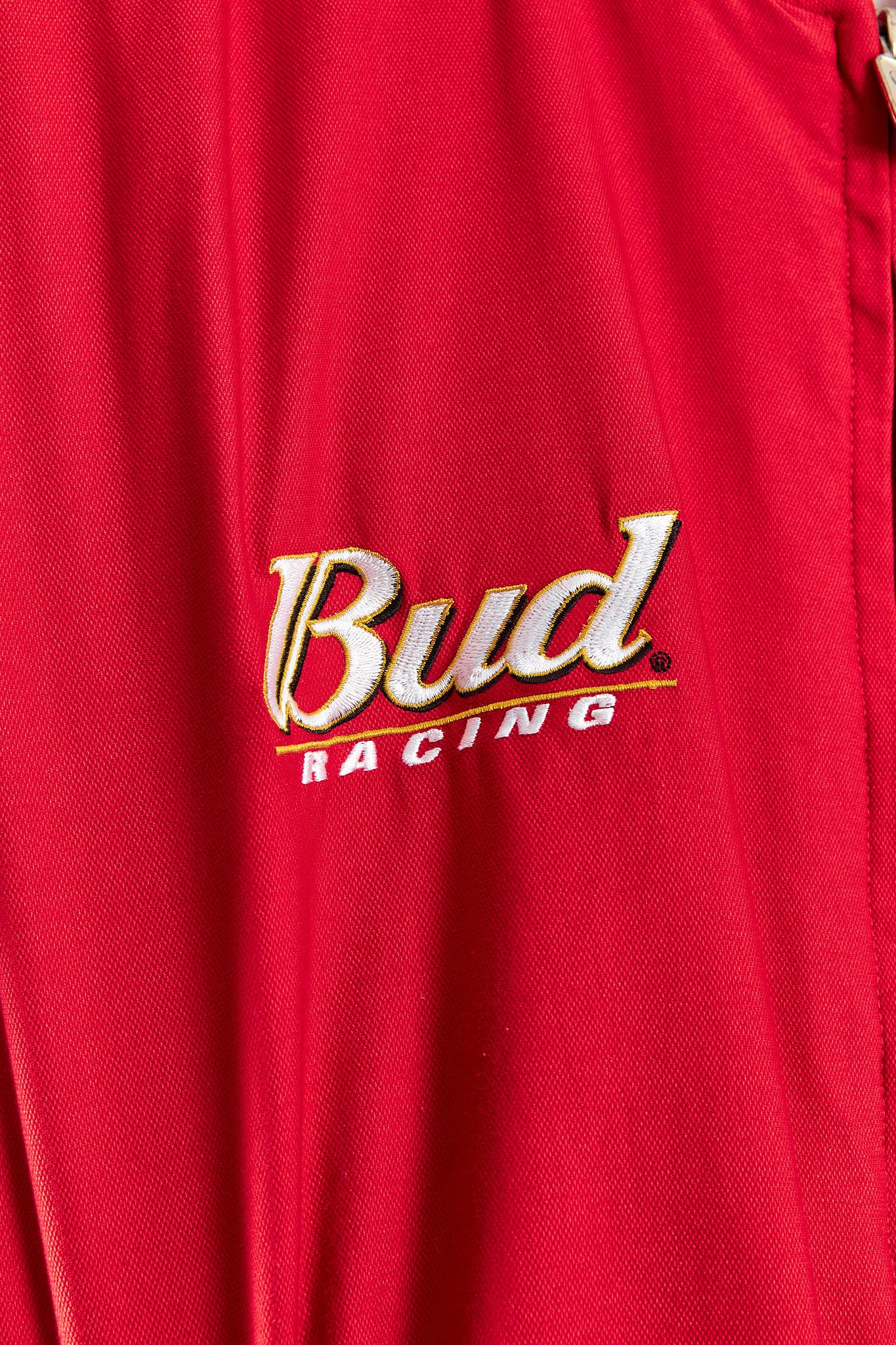 2000 Chase Authentic x Budweiser Racing Jacket convertible chaleco (L/XL)