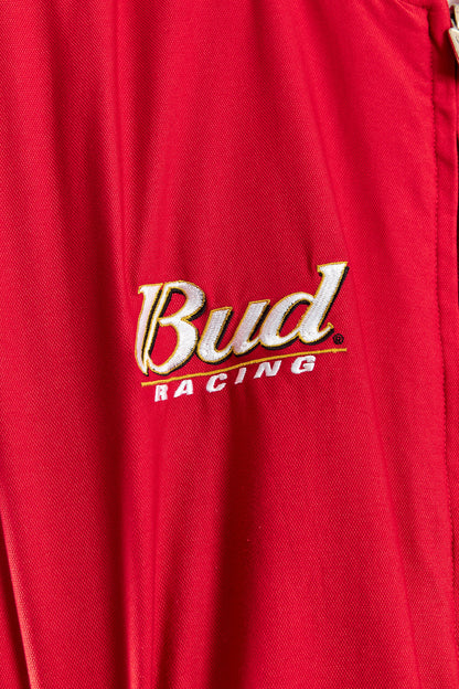 2000 Chase Authentic x Budweiser Racing Jacket convertible chaleco (L/XL)
