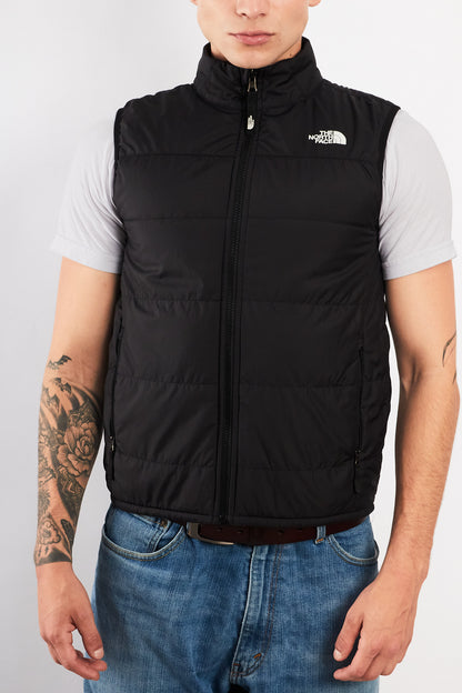 2000 Vintage The North Face Graphite Puffer Vest (S)