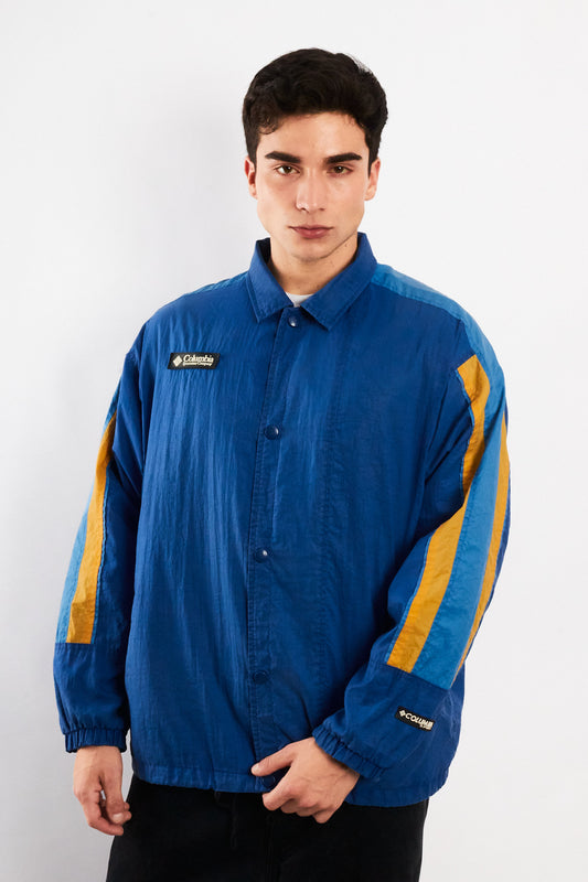 2000 Vintage Columbia Striped Colorblock Jacket (M/L)
