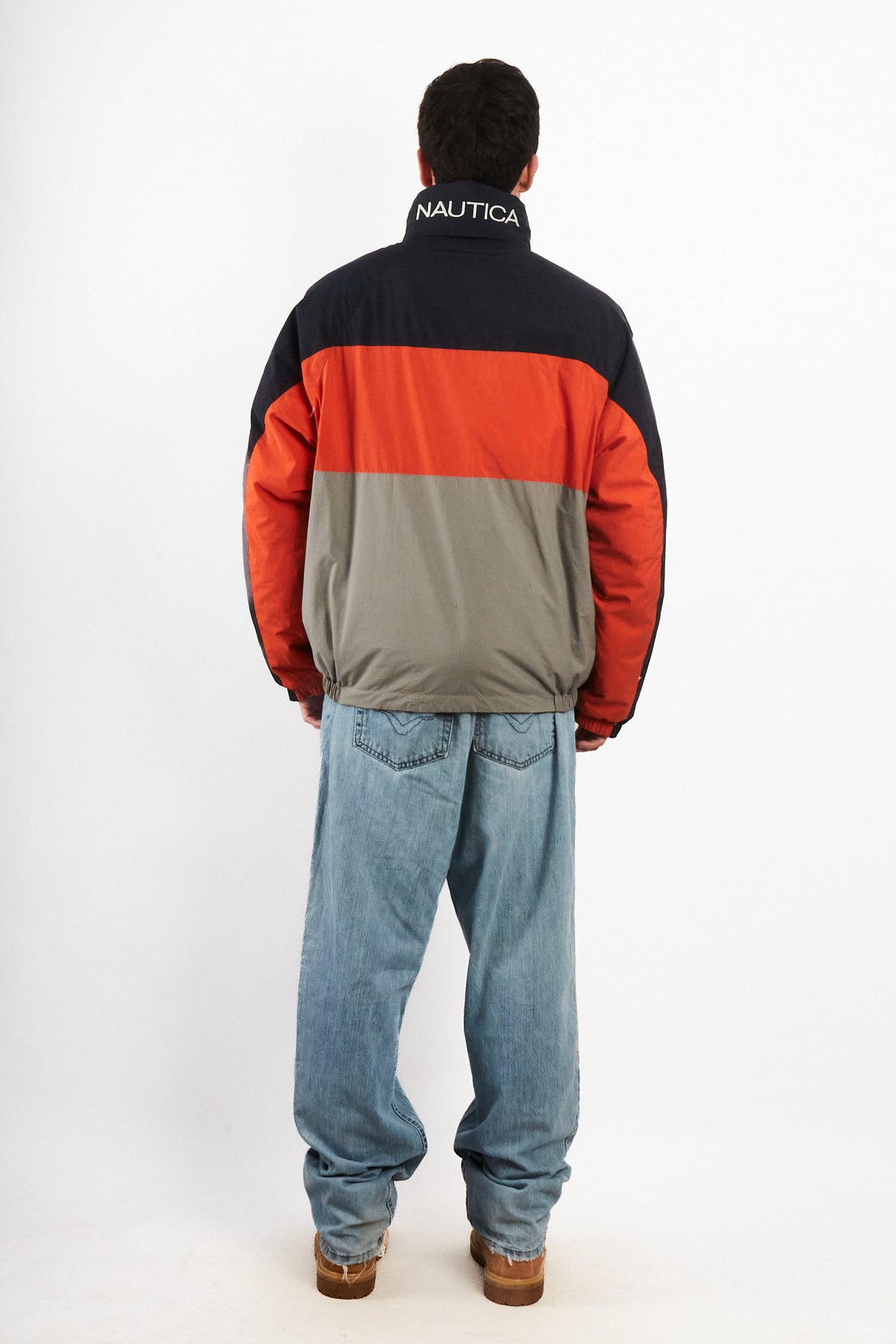 1990 Vintage Nautica Reversible Down Puffer Jacket (L/XL)