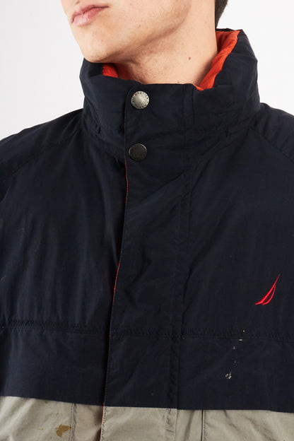 1990 Vintage Nautica Reversible Down Puffer Jacket (L/XL)