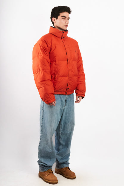 1990 Vintage Nautica Reversible Down Puffer Jacket (L/XL)