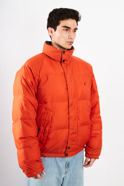 1990 Vintage Nautica Reversible Down Puffer Jacket (L/XL)