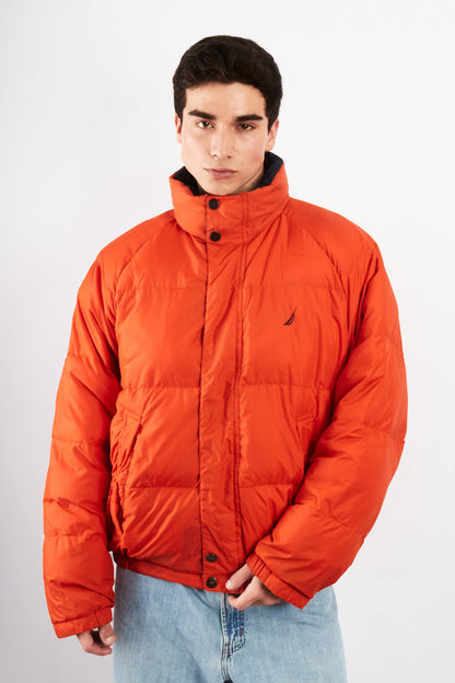 1990 Vintage Nautica Reversible Down Puffer Jacket (L/XL)
