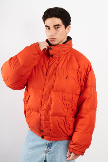 1990 Vintage Nautica Reversible Down Puffer Jacket (L/XL)
