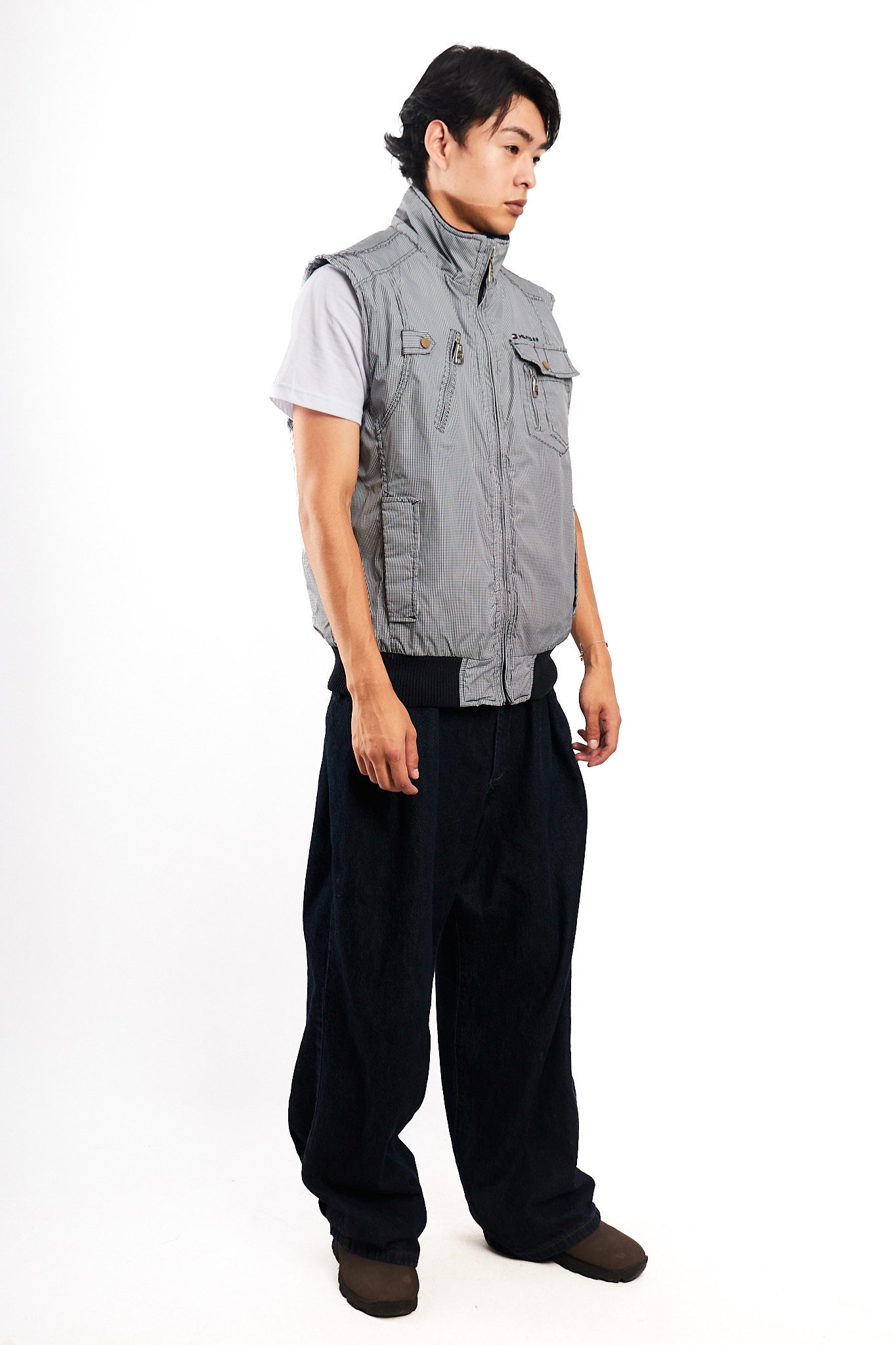 2000 Vintage Tommy Hilfiger Tartan Vest (M/L)