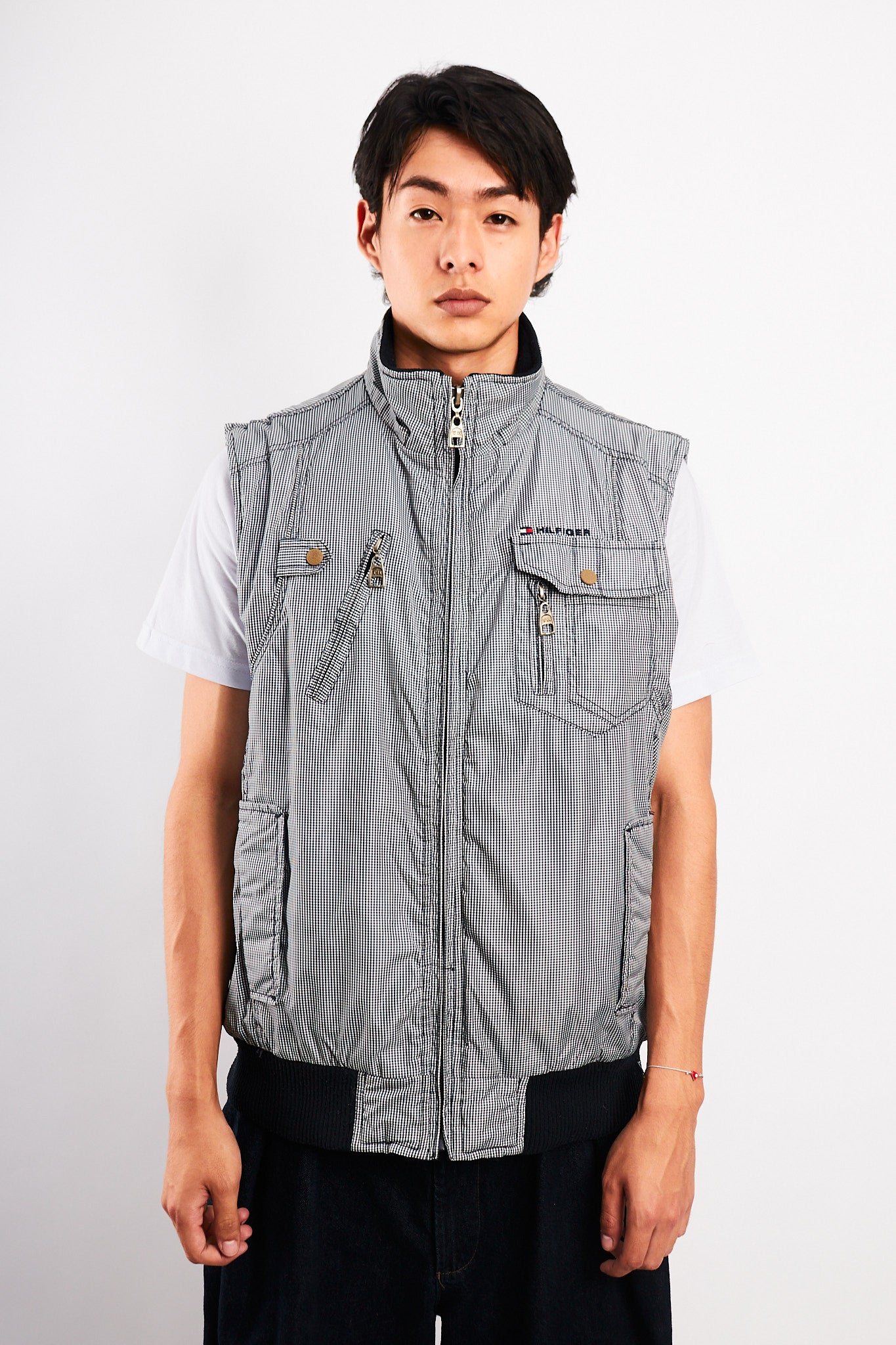 2000 Vintage Tommy Hilfiger Tartan Vest (M/L)