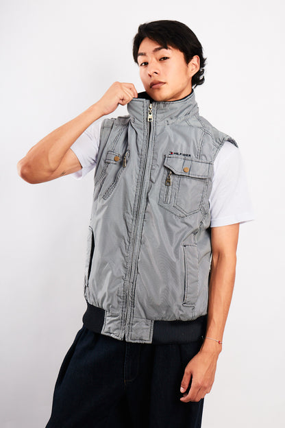 2000 Vintage Tommy Hilfiger Tartan Vest (M/L)