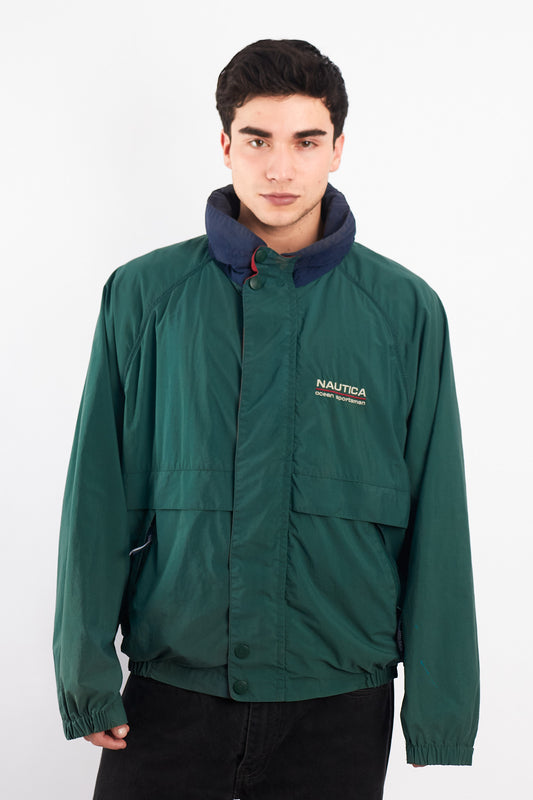 1990 Vintage Nautica Sailing Ocean Sportsman Jacket (L/XL)