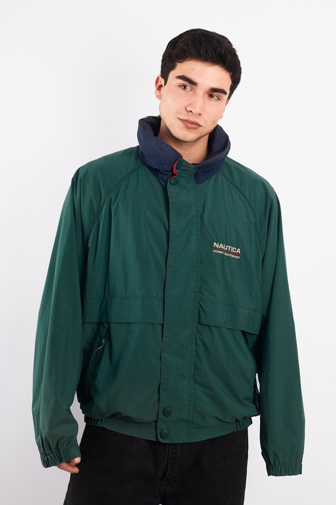 1990 Vintage Nautica Sailing Ocean Sportsman Jacket (L/XL)