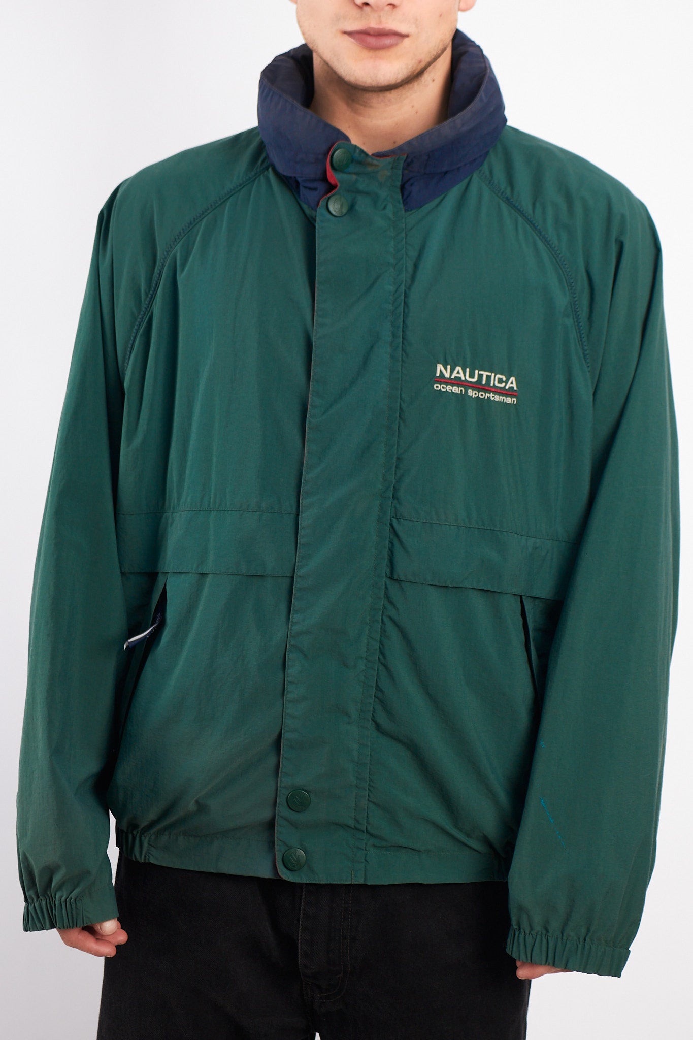 1990 Vintage Nautica Sailing Ocean Sportsman Jacket (L/XL)