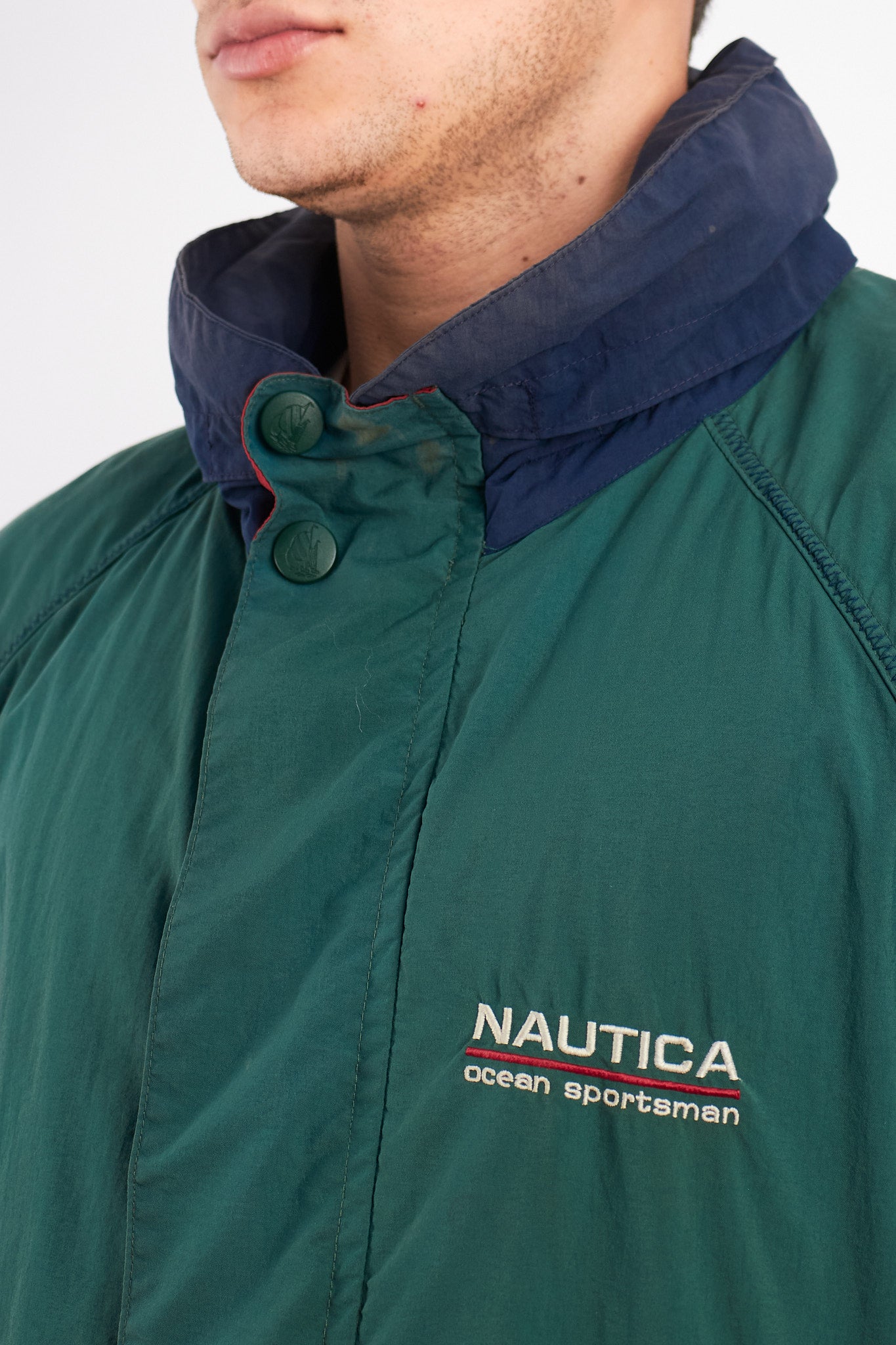 1990 Vintage Nautica Sailing Ocean Sportsman Jacket (L/XL)