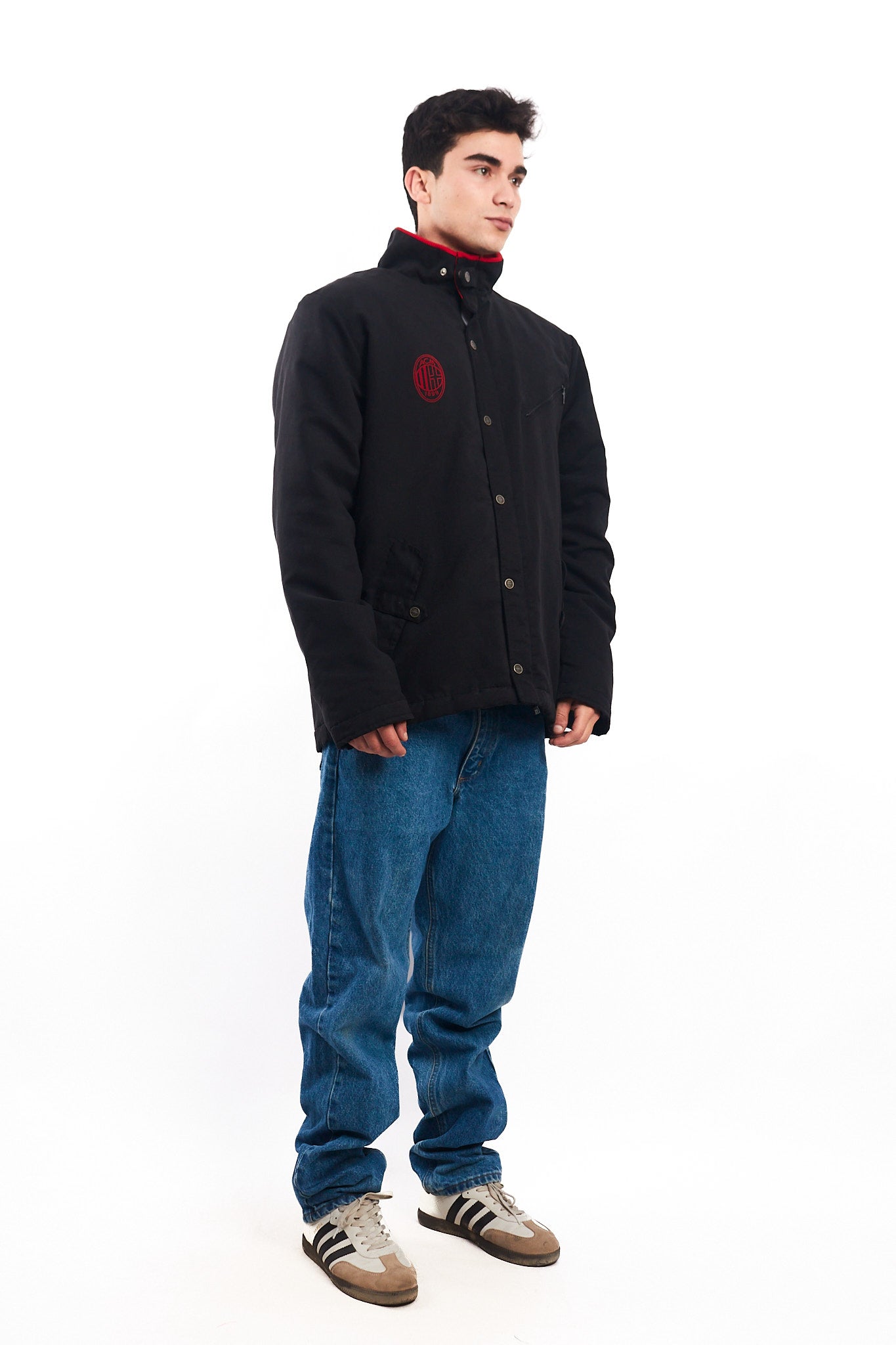 2008 Adidas x AC Milan Trench Jacket (L/XL)