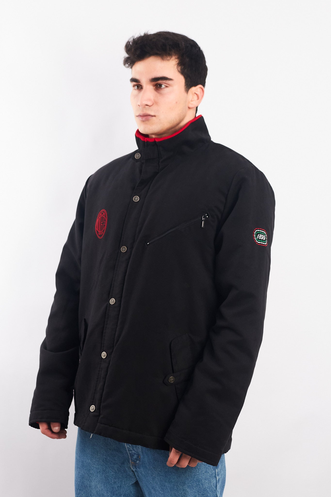 2008 Adidas x AC Milan Trench Jacket (L/XL)