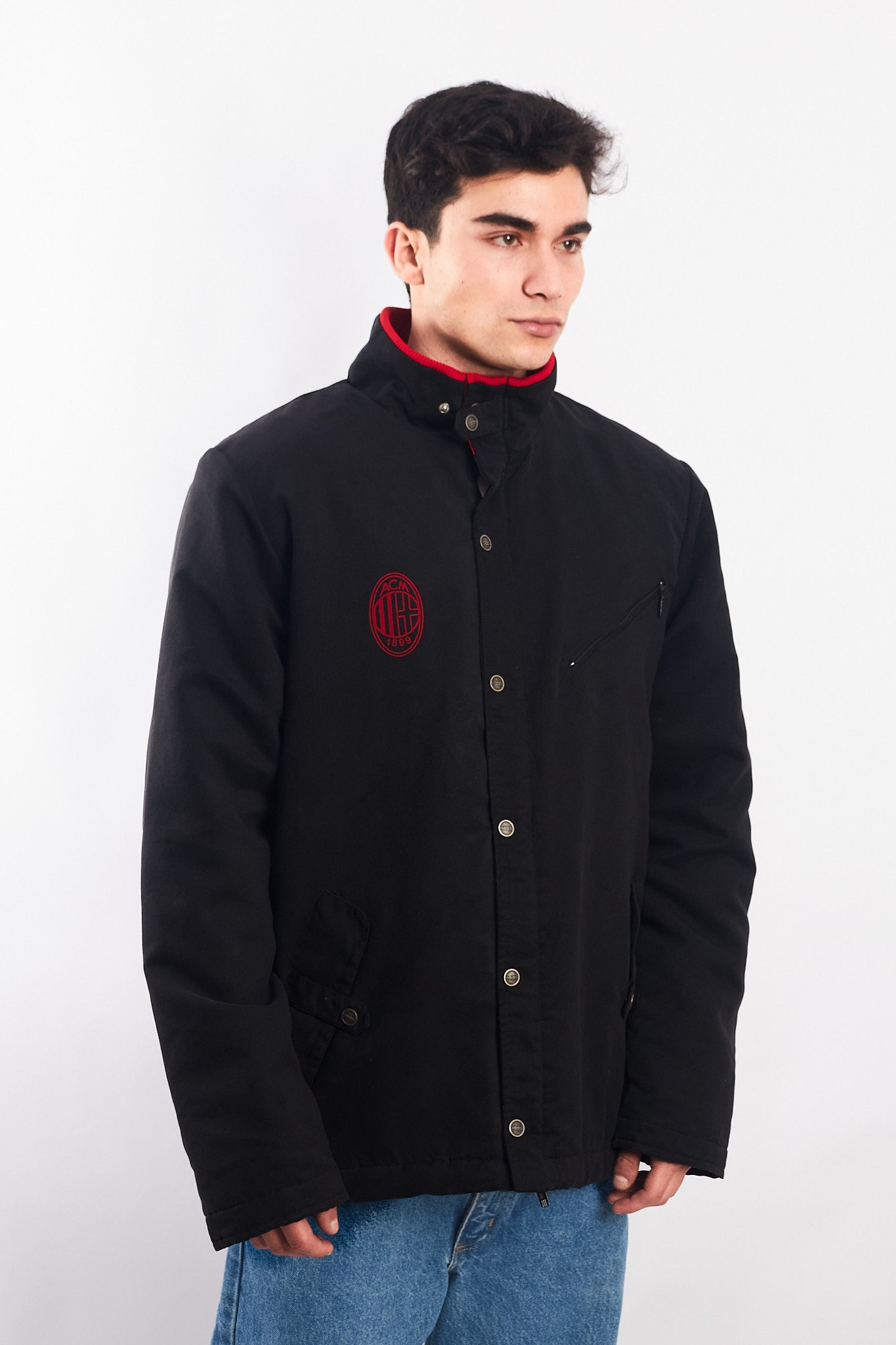 2008 Adidas x AC Milan Trench Jacket (L/XL)