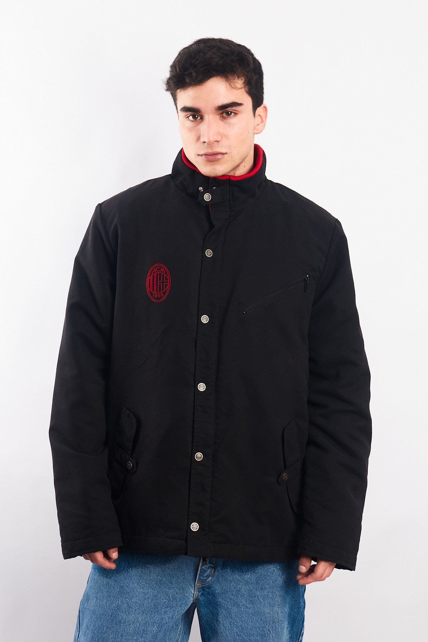 2008 Adidas x AC Milan Trench Jacket (L/XL)