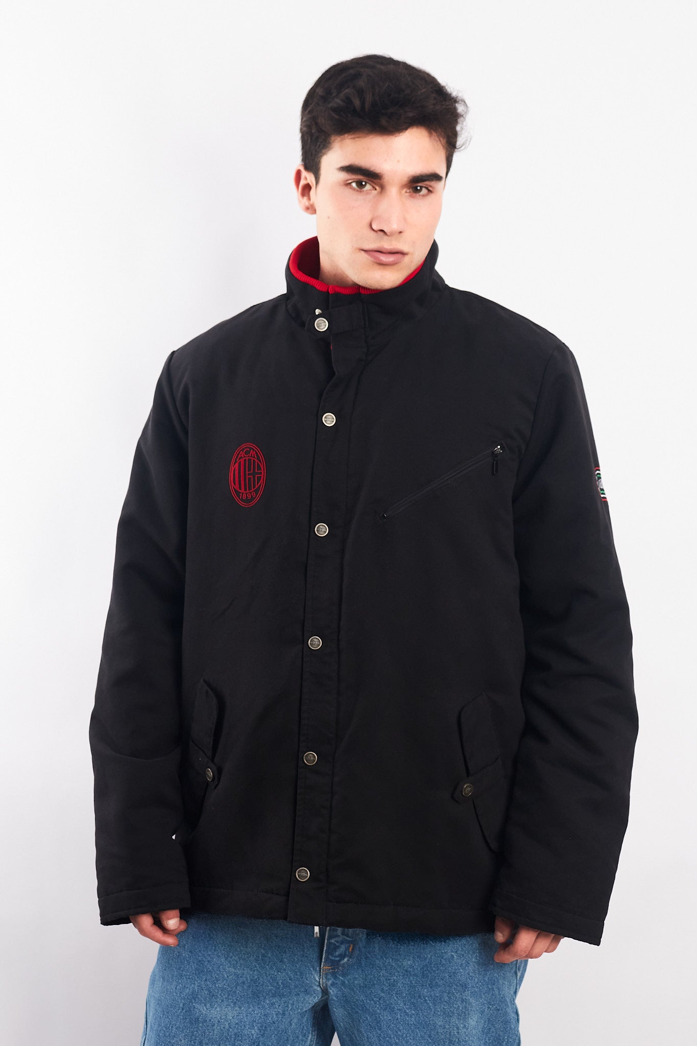 2008 Adidas x AC Milan Trench Jacket (L/XL)