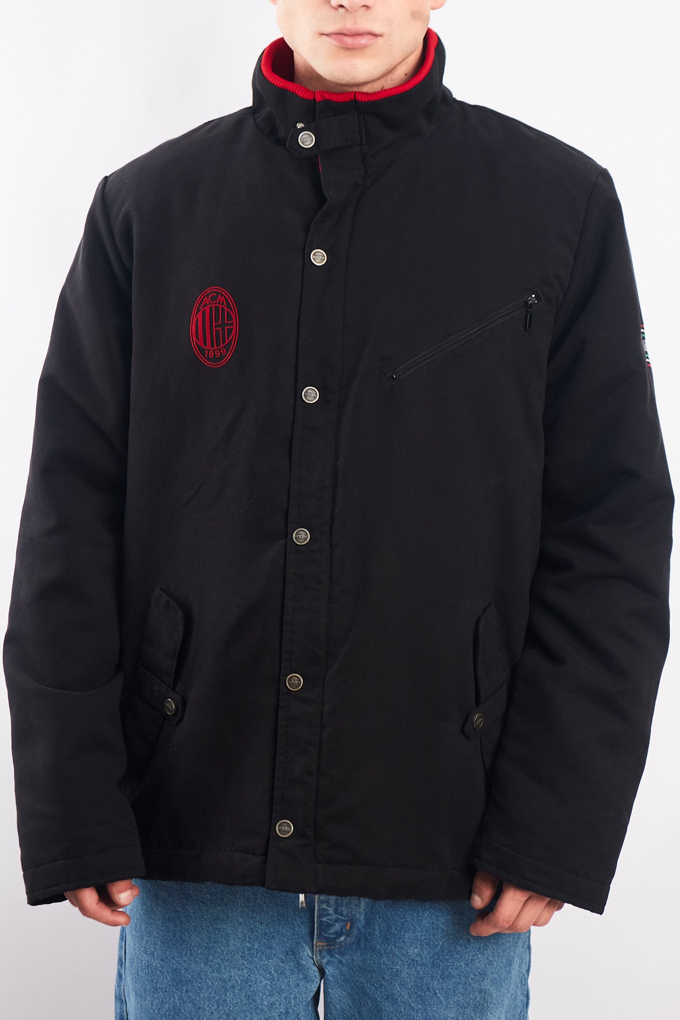 2008 Adidas x AC Milan Trench Jacket (L/XL)
