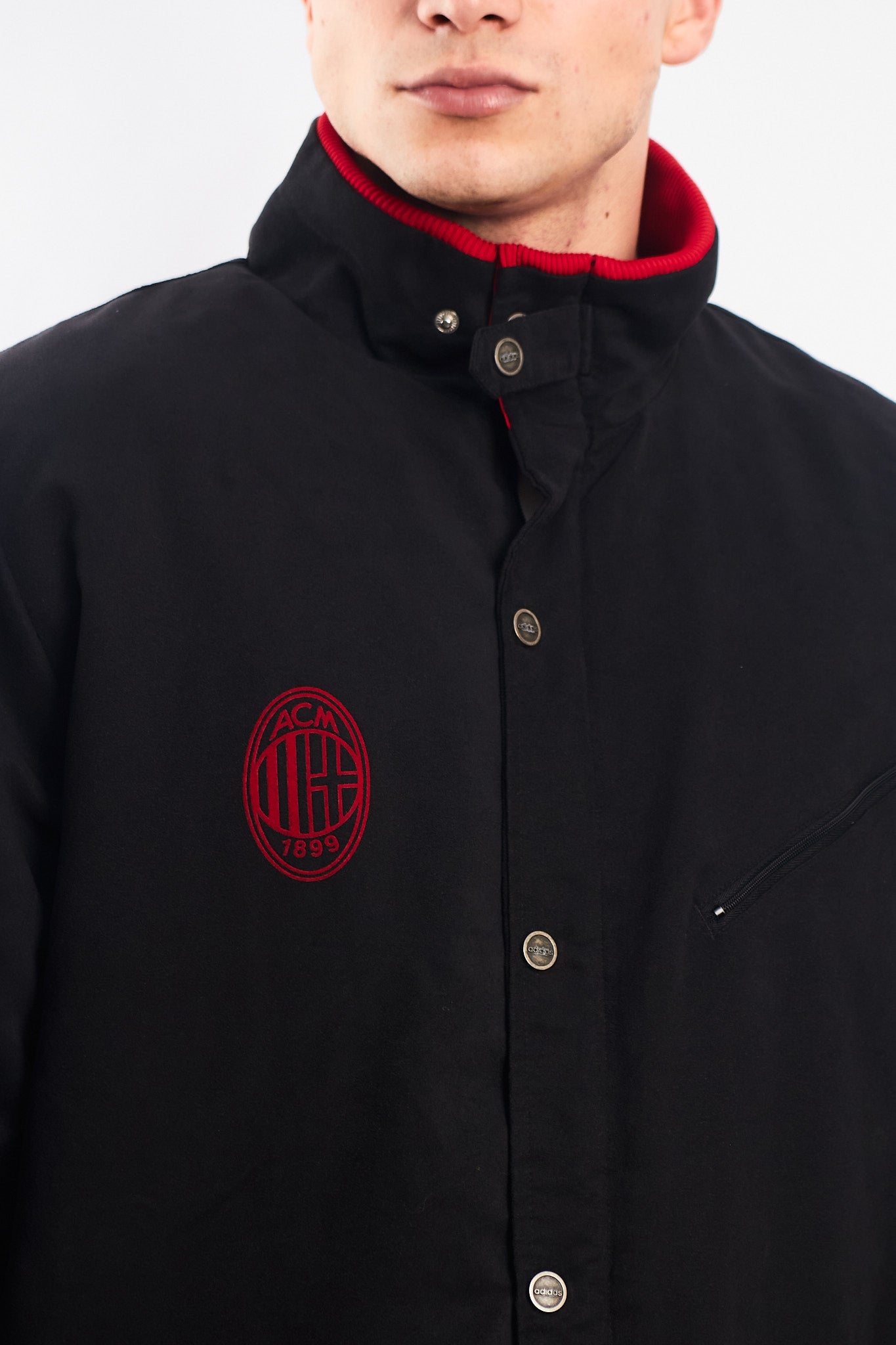 2008 Adidas x AC Milan Trench Jacket (L/XL)