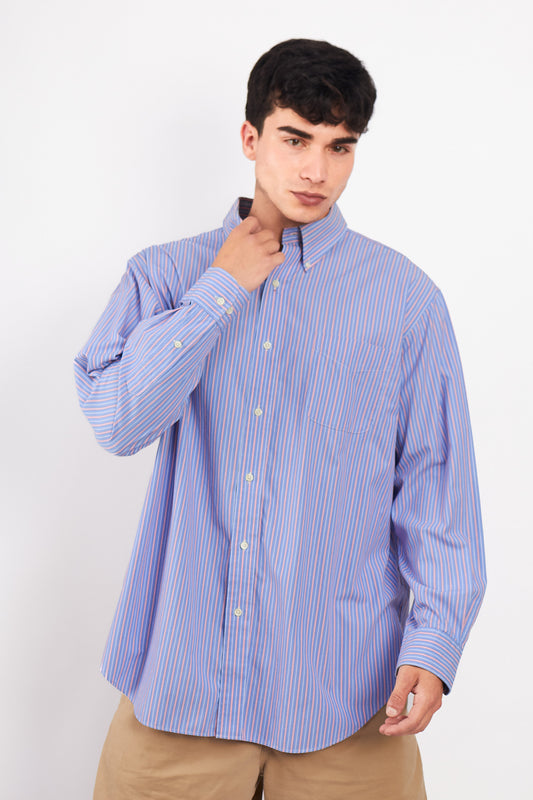 2000 Lauren Ralph Lauren Sriped Shirt (L/XL)