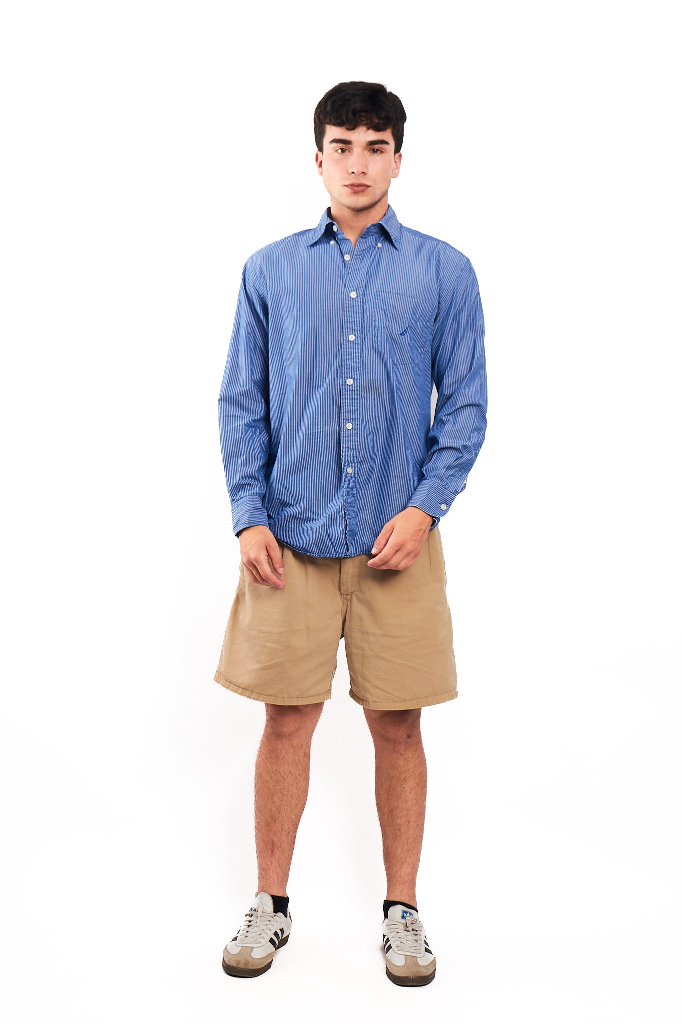 2000 Nautica Striped Shirt (M/L)