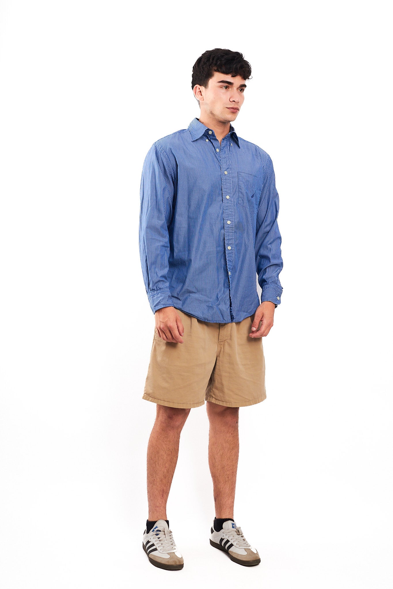 2000 Nautica Striped Shirt (M/L)