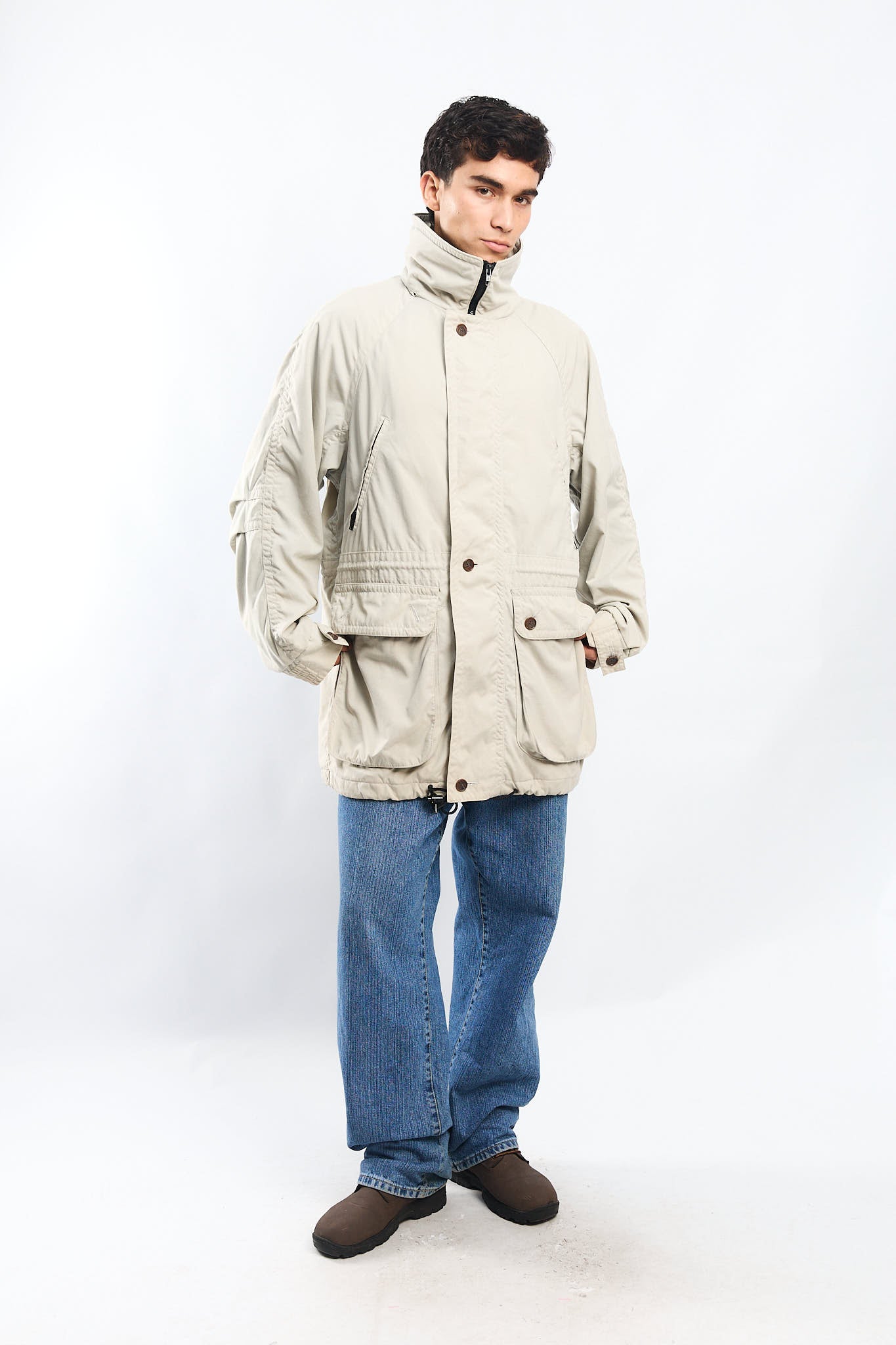 2000 Timberland Impermeable Cargo Parka (L)
